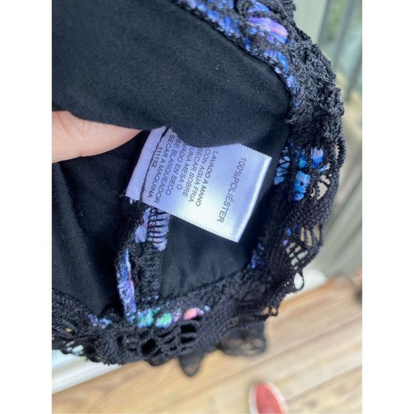 Alberto Makali New York Black Lace Multicolor Zipper Dress Size Small, MSRP $486 - Picture 8 of 14